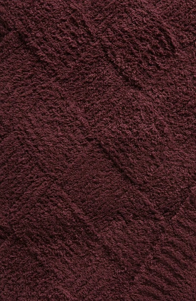 Barefoot Dreams Cozychic™ Diamond Weave Blanket In Fig