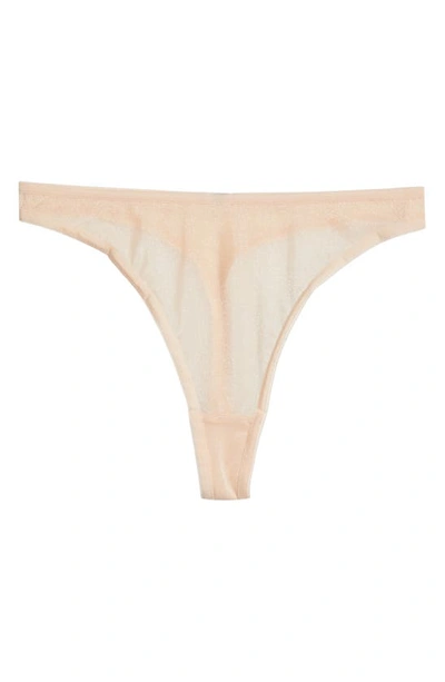 Shop Bluebella Thena High Waist Thong In Frosted Caramel
