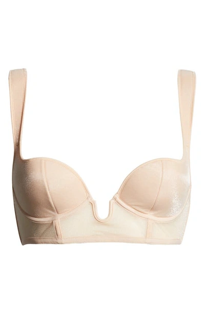 Bluebella Thena Underwire Longline Bra In Frosted Caramel