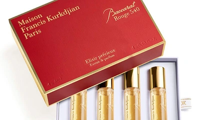 Shop Maison Francis Kurkdjian Baccarat Rouge 540 Elixir 4-piece Roll-on Extrait De Parfum Set