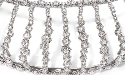 Shop Alexis Bittar Punk Royale Crystal Collar Necklace In Crystals