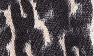 Shop Tom Ford Leopard Print Hopsack Blazer In Chalk/ Black