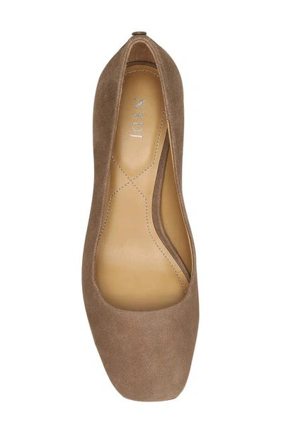 Shop Nydj Fay Block Heel Pump In Mink