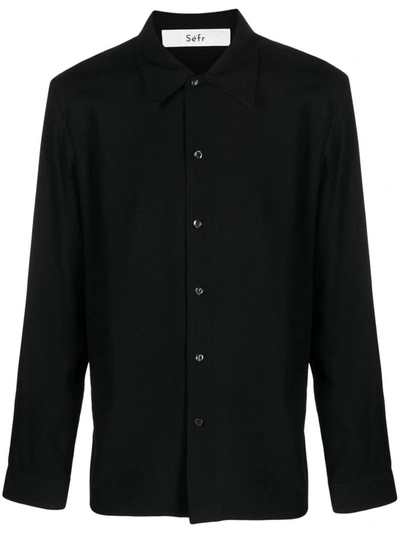 Shop Séfr Rampoua Shirt In Black