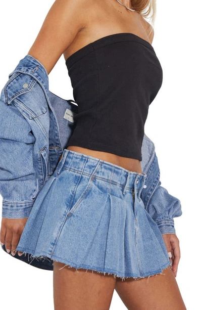 Shop Abrand Georgia Pleated Miniskirt