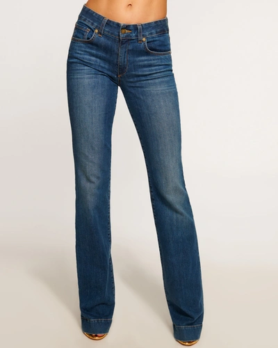 Shop Ramy Brook Kyle Low Rise Flare In Medium Wash