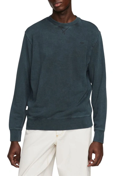 Shop Nike Sportswear Club Crewneck Sweatshirt In Off Noir