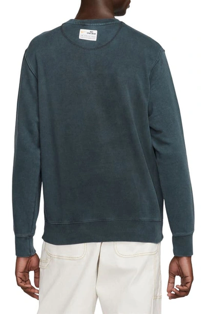 Shop Nike Sportswear Club Crewneck Sweatshirt In Off Noir