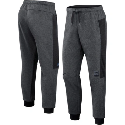 Shop Nike Heathered Gray/black Toronto Blue Jays Authentic Collection Flux Performance Jogger Pants In Heather Gray
