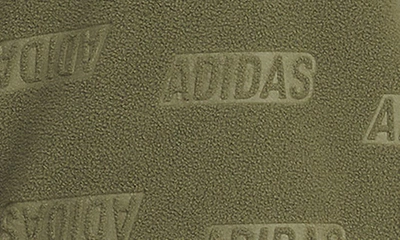 Shop Adidas Originals Adidas Kids' Brand Love Cozy Half Zip Pullover In Olive