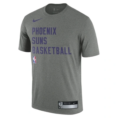 Shop Nike Heather Gray Phoenix Suns 2023/24 Sideline Legend Performance Practice T-shirt