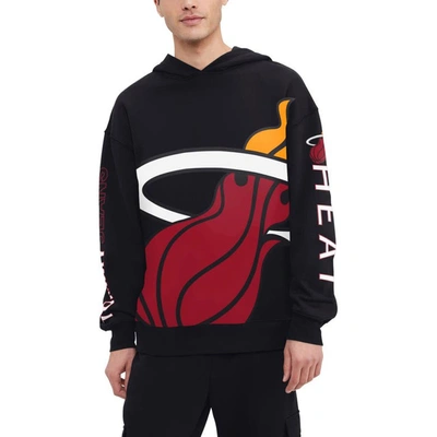 Shop Tommy Jeans Black Miami Heat Kenny Pullover Hoodie