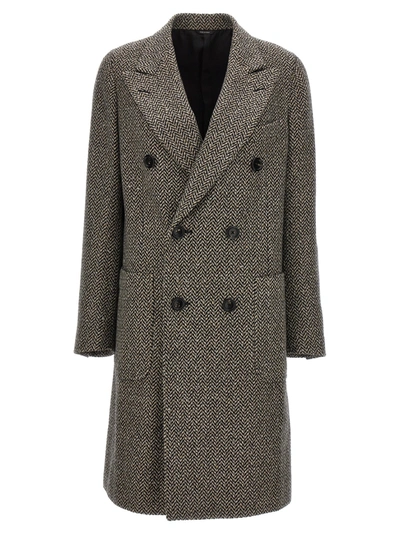 Shop Loro Piana Herwin Coats, Trench Coats Gray