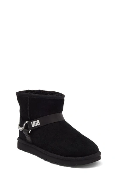 Ugg Mini Classic Logo Bootie In Black | ModeSens