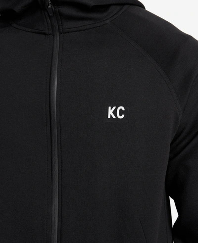 Kenneth Cole Active Zip Hoodie In Black