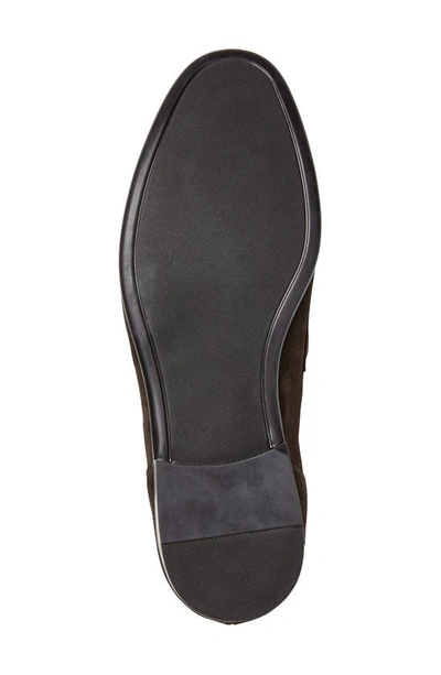 Shop Bruno Magli Silas Penny Loafer In Dark Brown Suede