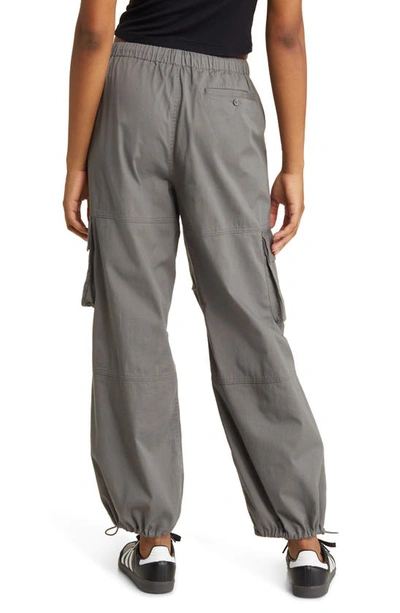 Bp. Elastic Cuff Cargo Pants In Grey Pearl