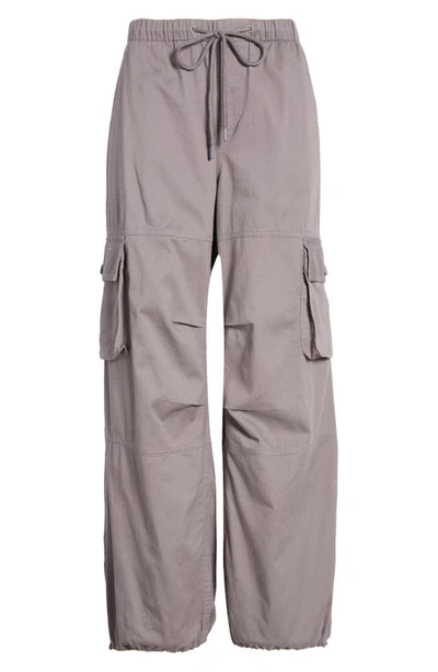 Shop Bp. Elastic Cuff Cargo Pants In Grey Pearl