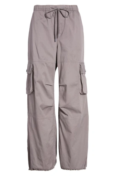 Bp. Elastic Cuff Cargo Pants In Grey Pearl