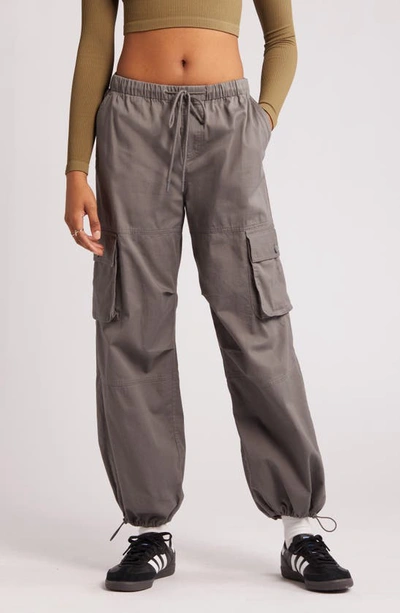 Shop Bp. Elastic Cuff Cargo Pants In Grey Pearl