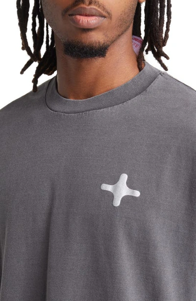 Shop Tombogo T-star T-shirt In Vintage Grey