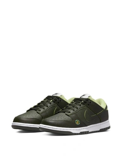 Shop Nike Dunk Low Avocado Sneakers In Green