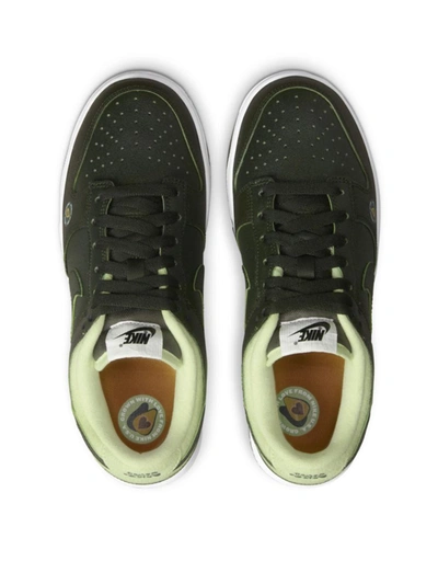 Shop Nike Dunk Low Avocado Sneakers In Green