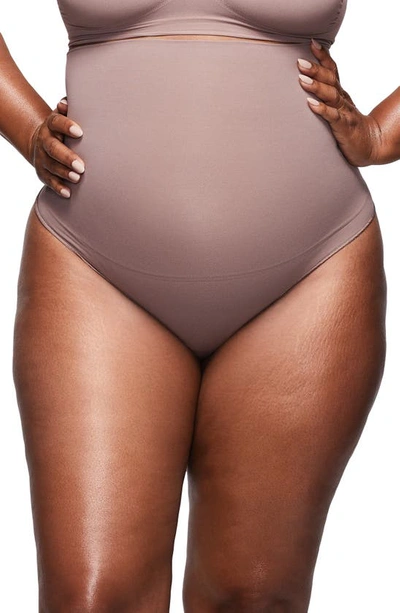 Shop Skims Core Control Thong In Umber