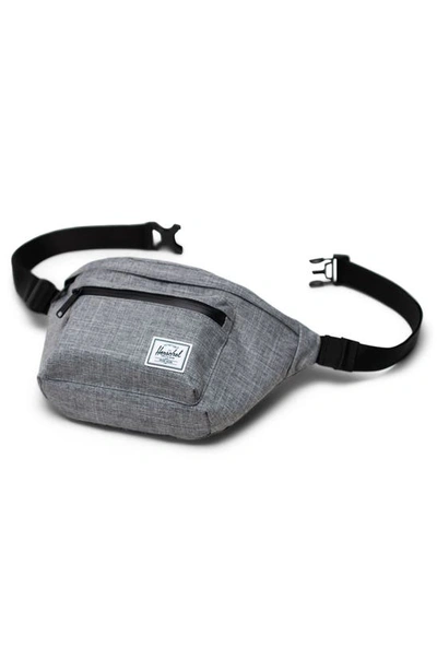 Shop Herschel Supply Co Pop Quiz Belt Bag In Raven Crosshatch