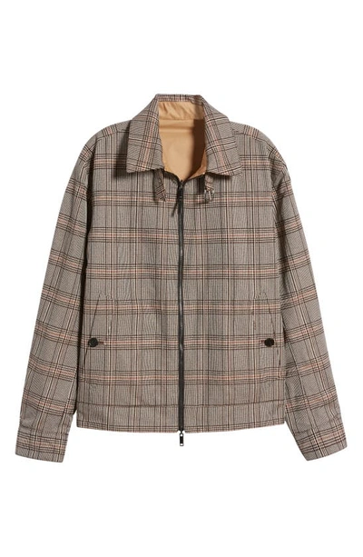 Shop Hugo Boss Coverse Glen Plaid Jacket In Medium Beige