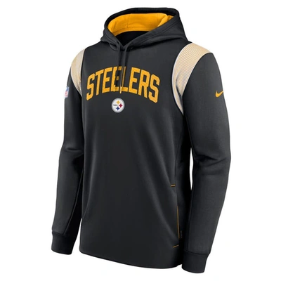 Nike Men's Black Pittsburgh Steelers Sideline Athletic Stack ...