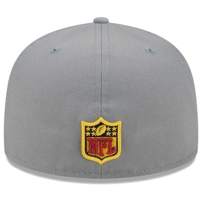Shop New Era Gray Tampa Bay Buccaneers Color Pack 59fifty Fitted Hat