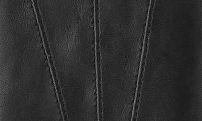 Hestra Nelson Hairsheep Leather Gloves In Black