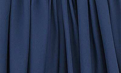 House Of Cb Pintuck Lace Trim Babydoll Dress In French Navy