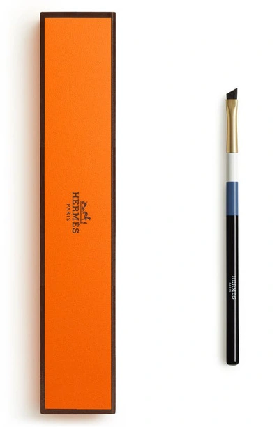 Shop Hermes Les Pinceaux Hermès Le Traceur Eyeliner Brush In Black Multi