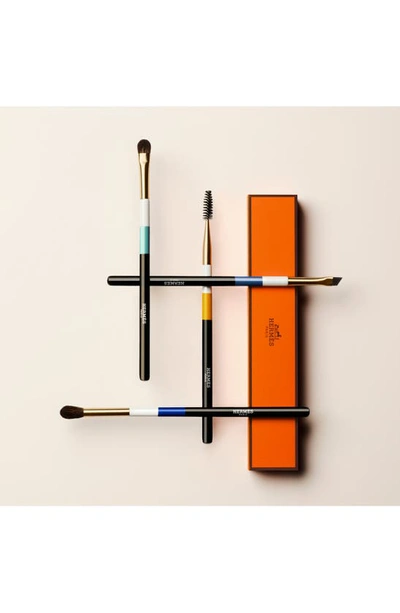 Shop Hermes Les Pinceaux Hermès Le Traceur Eyeliner Brush In Black Multi