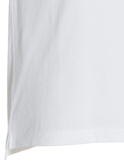 Shop Comme Des Garçons Play Logo Patch  Shirt Polo White