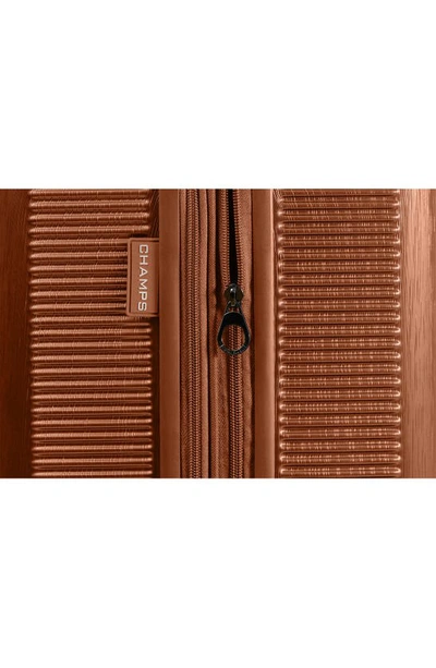 Champs Iconic Ii 3-piece Luggage Set In Rose Gold