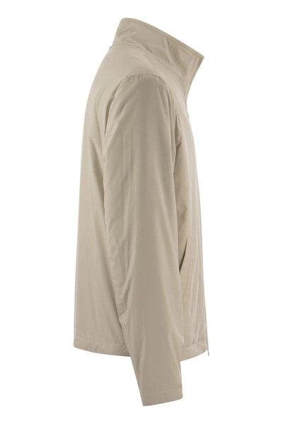 Fedeli Cashmere Lined Jacket In Cream/grey