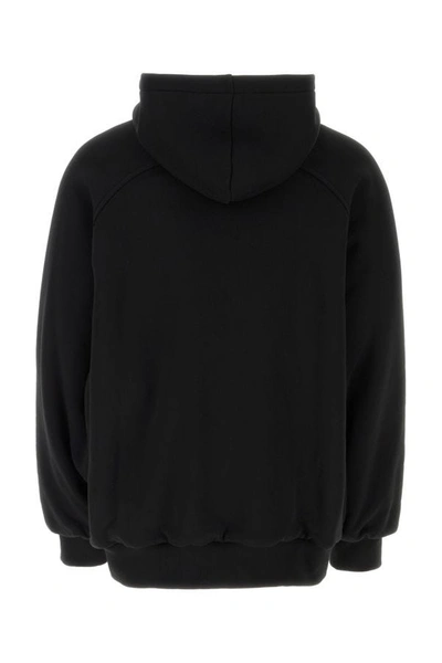 Shop Alyx Man Black Cotton Sweatshirt