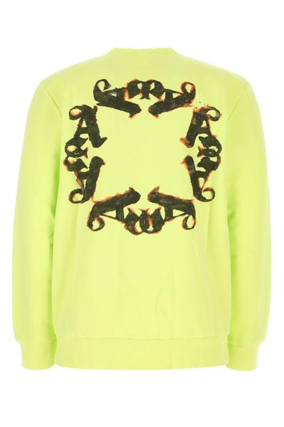 Shop Alyx Unisex Fluo Yellow Cotton Oversize Sweatshirt