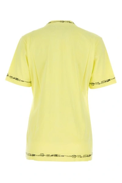 Shop Alyx Woman Fluo Yellow Cotton T-shirt