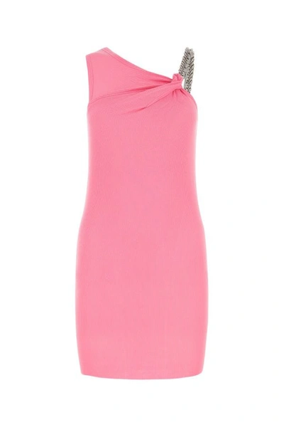 Shop Alyx Woman Pink Cotton Mini Dress