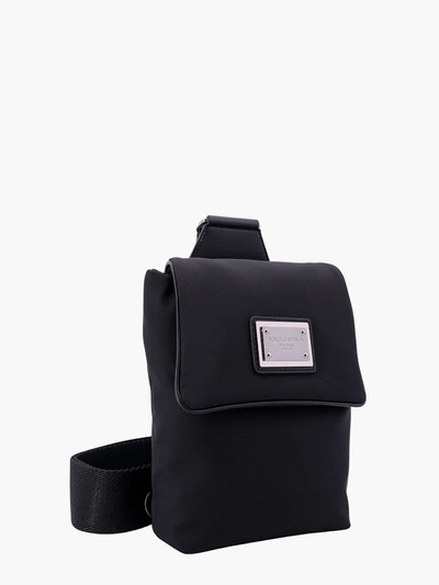 Shop Dolce & Gabbana Man Belt Bag Man Black Pouch Bags