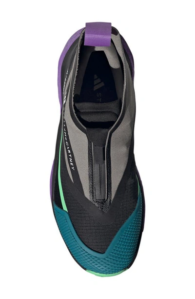 Shop Adidas By Stella Mccartney Terrex Free Rain.rdy Hiking Shoe In Core Black/green/lilac