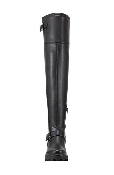 Shop Marc Fisher Ganven Lug Sole Over The Knee Boot In Black 002