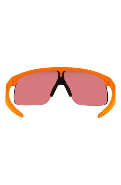 Shop Oakley Kids' Resistor 23mm Prizm™ Rectangular Sunglasses In Orange