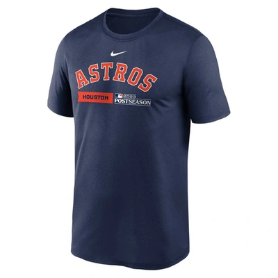 Shop Nike Navy Houston Astros 2023 Postseason Authentic Collection Dugout T-shirt