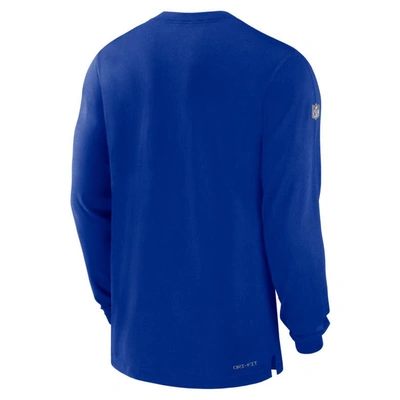 Shop Nike Royal Buffalo Bills 2023 Sideline Performance Long Sleeve T-shirt
