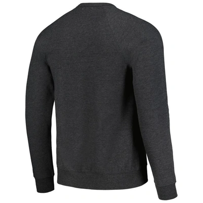 Shop Homefield Heather Charcoal Iowa Hawkeyes Tri-blend Crewneck Pullover Sweatshirt